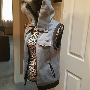 Burton vest with hood